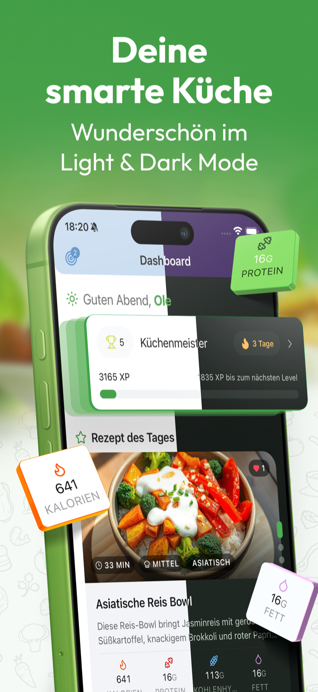Smakwise App: Deine smarte Küche - wunderschön im Light und Dark Mode