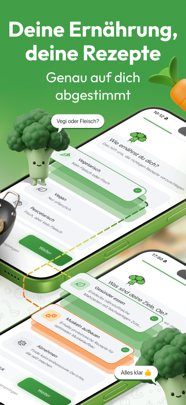 Deine Ernährung, deine Rezepte: Genau auf dich abgestimmt